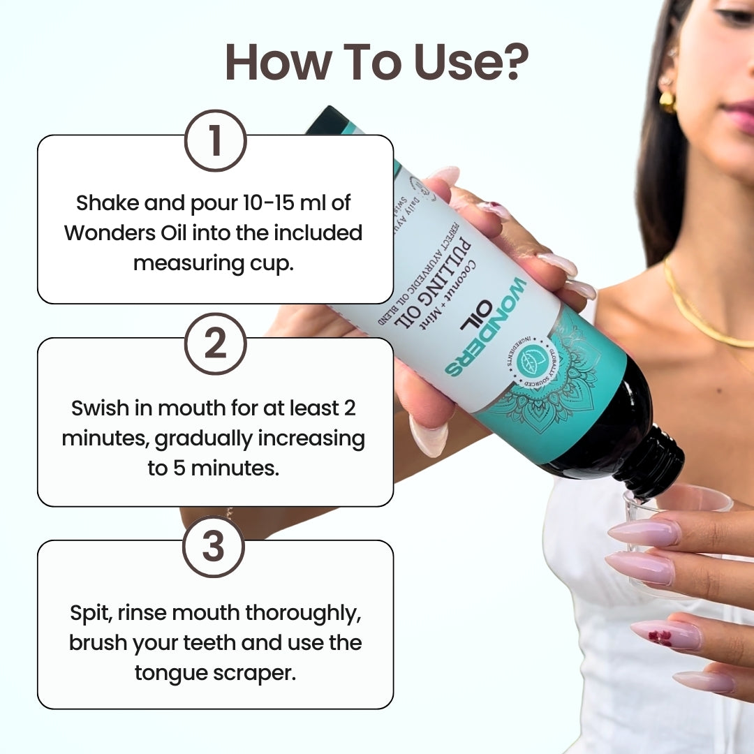 Wonders Oil - Oil Pulling Natural Mouthwash